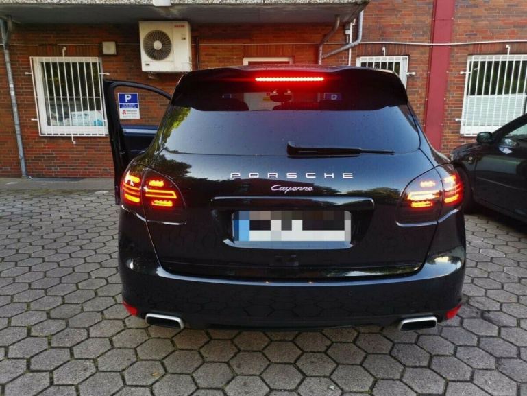 Voll LED Upgrade Design Rückleuchten für Porsche Cayenne 92A 10-15 schwarz/rauch